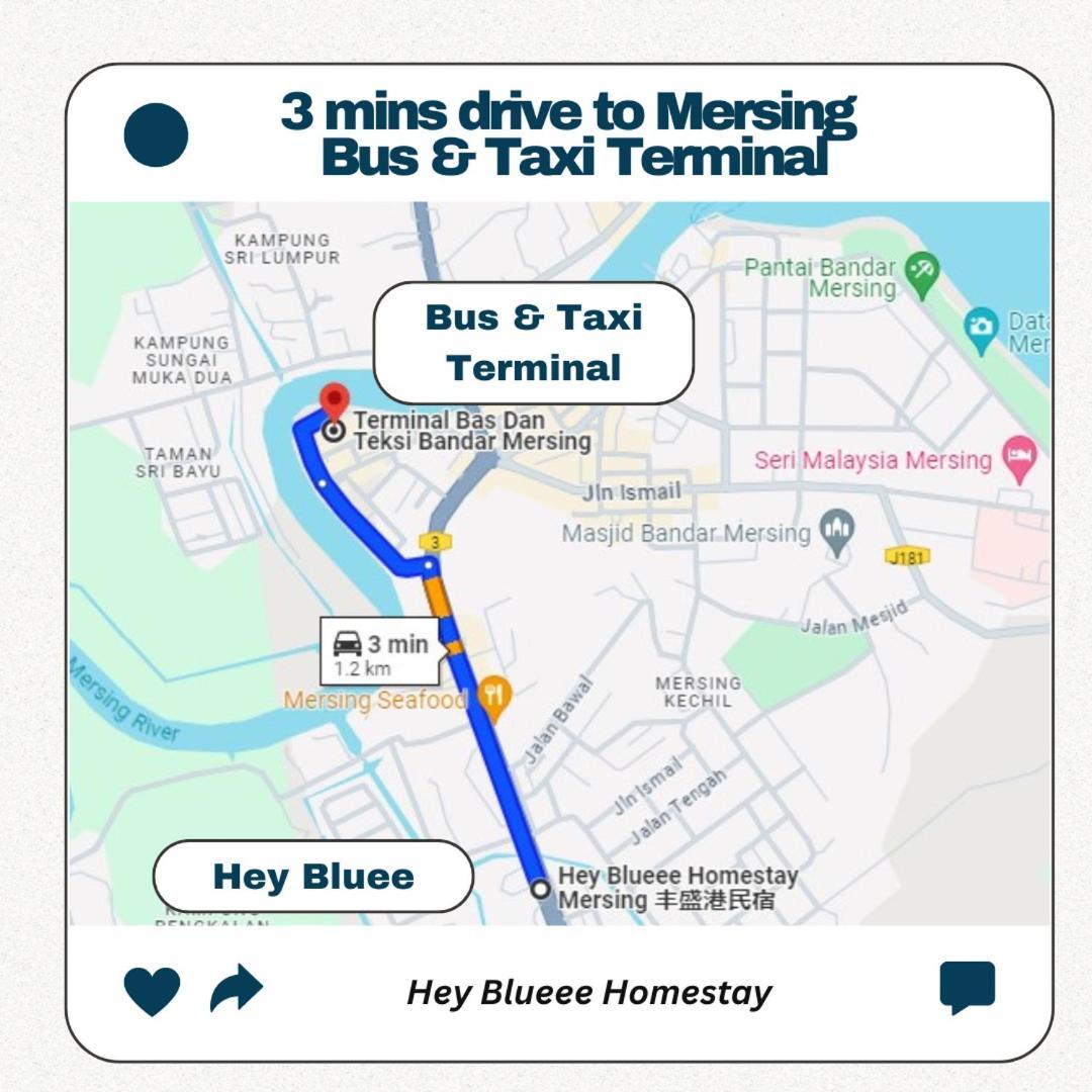 Hey Blueee ~ 5Mins Jetty/Netflix/Games/Youtube Mersing Dış mekan fotoğraf